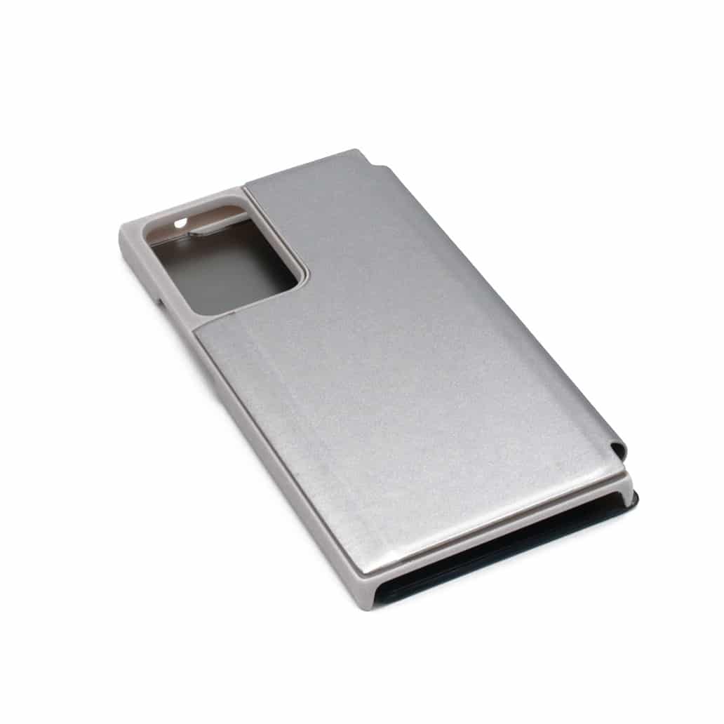 Coque - Clear View - Note 20 Ultra - Argent - Arriere