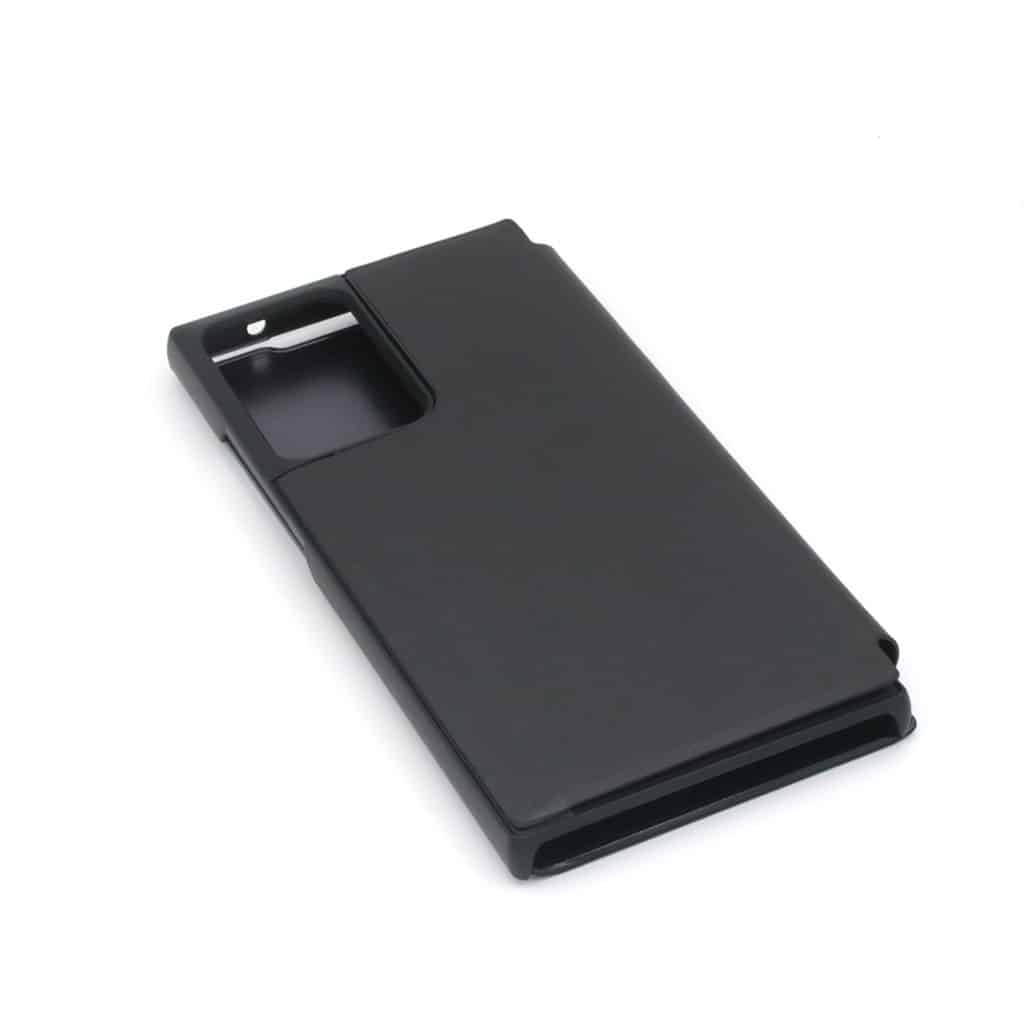 Coque - Clear View - Note 20 Ultra - Noir - Arriere